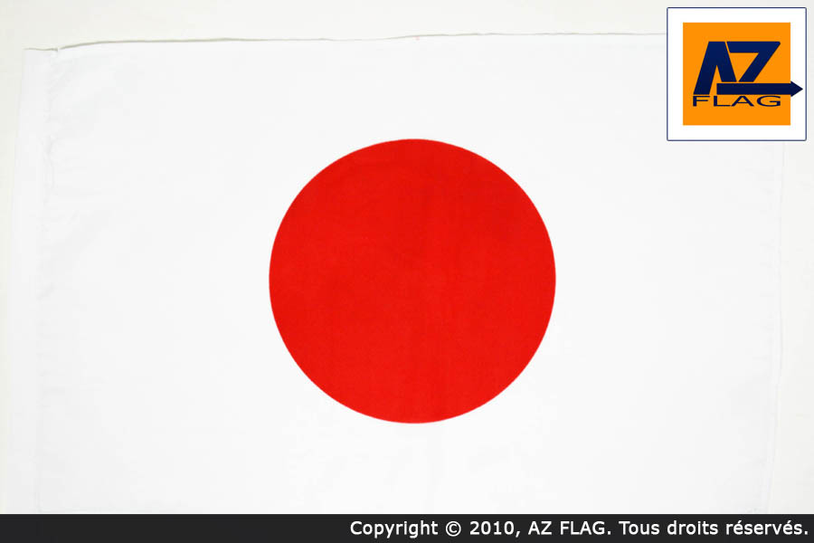 JAPAN FLAG 18'' x 12'' - JAPANESE FLAGS 30 x 45cm hole for stick