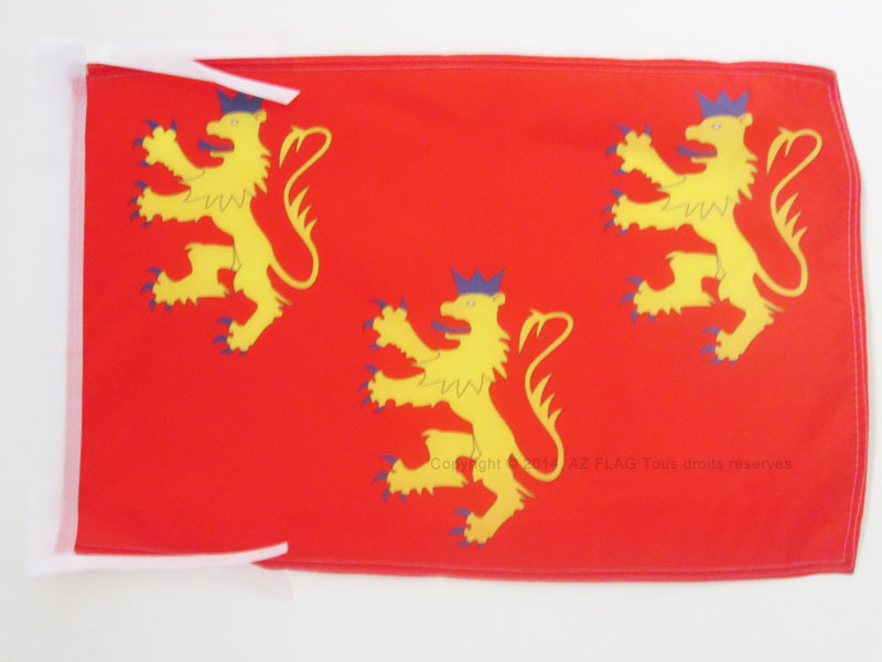 BANDIERA DORDOGNA 45x30cm - BANDIERINA DIPARTIMENTO DI DORDOGNE - FRANCIA 30 x 4