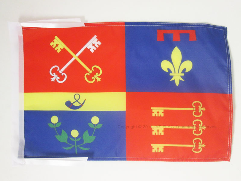 AZ FLAG Seine-et-Marne Table Flag - 5x8" France Department Desk Flag With Black Base