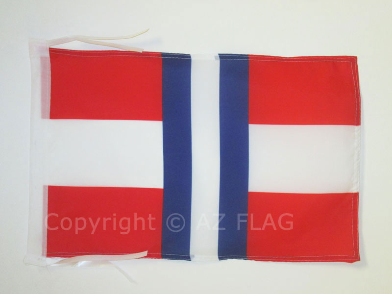 BANDIERA DUCATO DI MODENA E REGGIO 45x30cm - BANDIERINA DI MODENA 30 x 45 cm cor