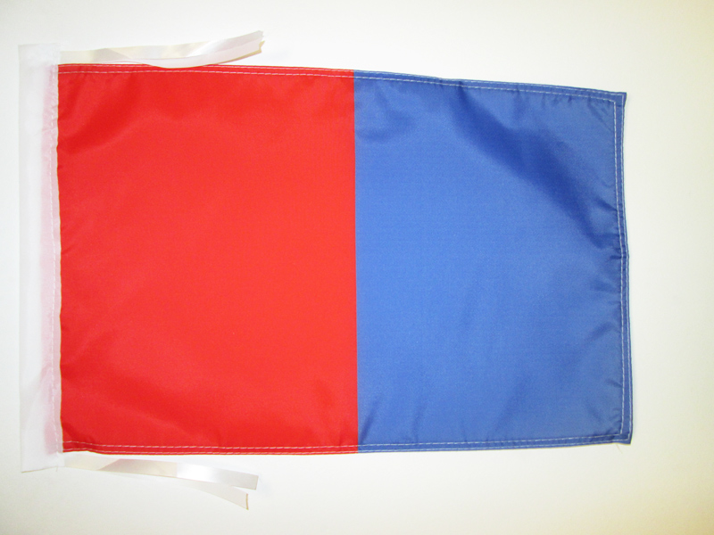 BANDIERA CATANIA 45x30cm - BANDIERINA CATANIA IN SICILIA 30 x 45 cm cordicelle -
