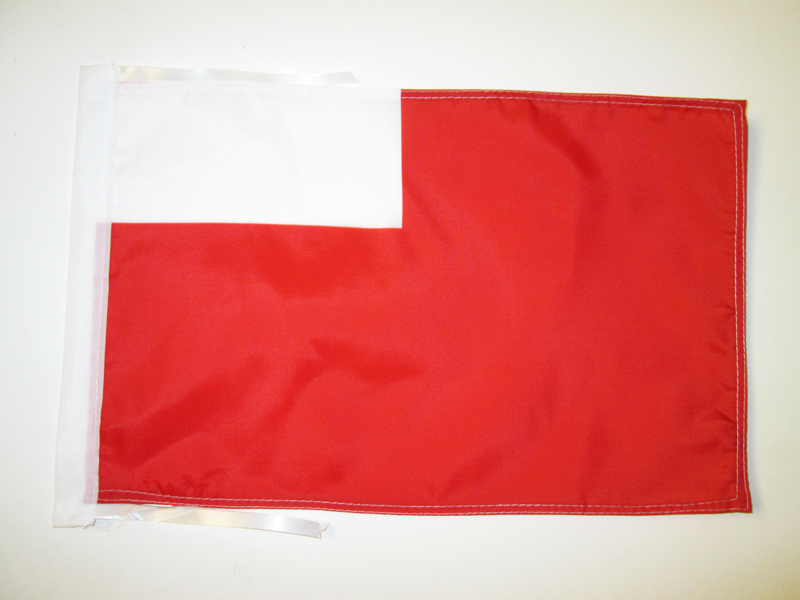 ABU DHABI FLAGGE 18"" x 12"" Schnüre - VAE EMIRAT ABU DHABI KLEINE FLAGGEN 30 x 45c - Bild 1 von 2