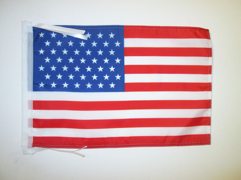 UNITED STATES 1959-1960 49 STARS FLAG 18'' x 12'' cords