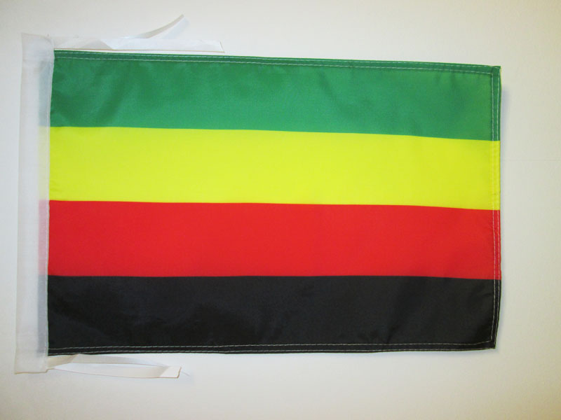 BAMILEKE PEOPLE FLAG 18'' x 12'' cords - BAMILEKES SMALL FLAGS 30 x 45cm - BANNE - Bild 1 von 2