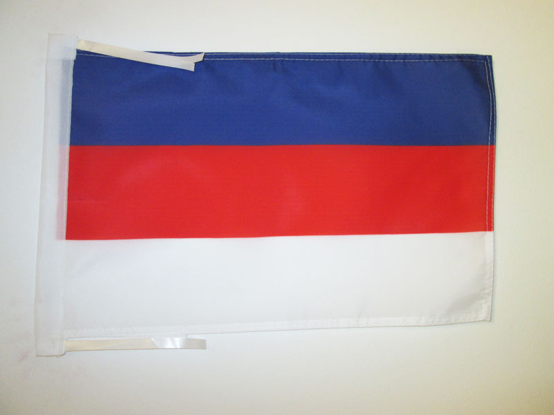 SORBS OF LUSATIA FLAG 18'' x 12'' cords - SORBIAN SMALL FLAGS 30 x 45cm - BANNER - Picture 1 of 2