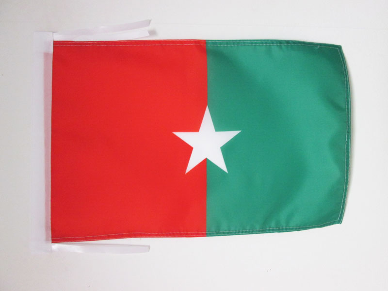 JUBALAND STATE OF SOMALIA FLAG 18'' x 12'' cords - JUBA VALLEY SMALL FLAGS 30 x - Picture 1 of 2
