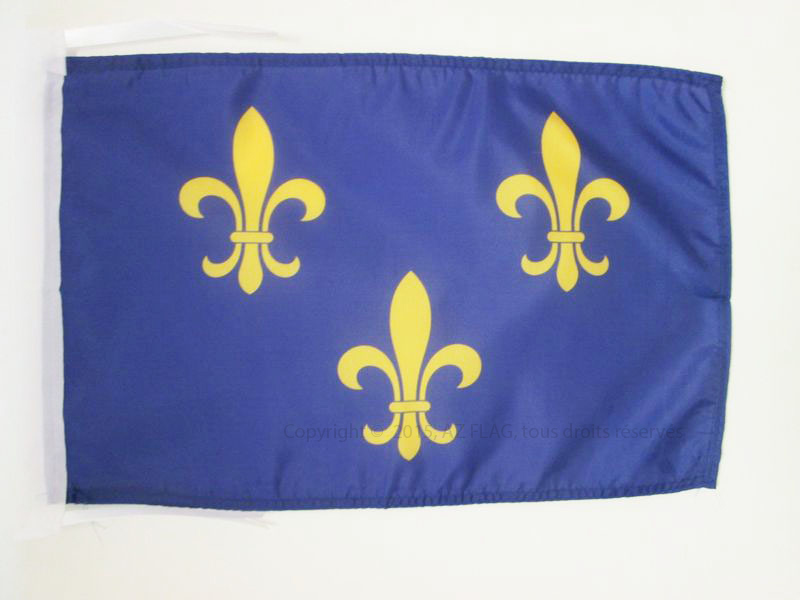 FRENCH AMERICANS OF MIDWEST FLAG 18'' x 12'' cords - FRANCO-AMERICANS SMALL FLAG - Bild 1 von 2