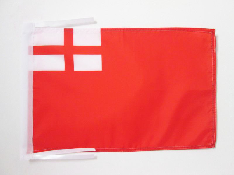 BANDIERA RED ENSIGN INGLESE 1620-1707 45x30cm - BANDIERINA STORICA BRITANNICA 30