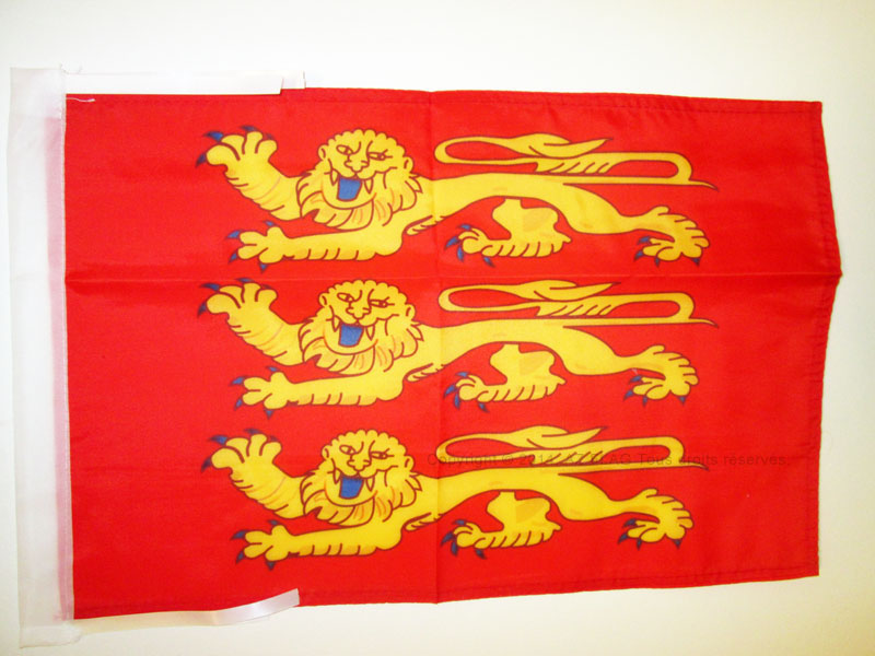 BANDIERA ALTA NORMANDIA 45x30cm - BANDIERINA HAUTE-NORMANDIE IN FRANCIA 30 x 45