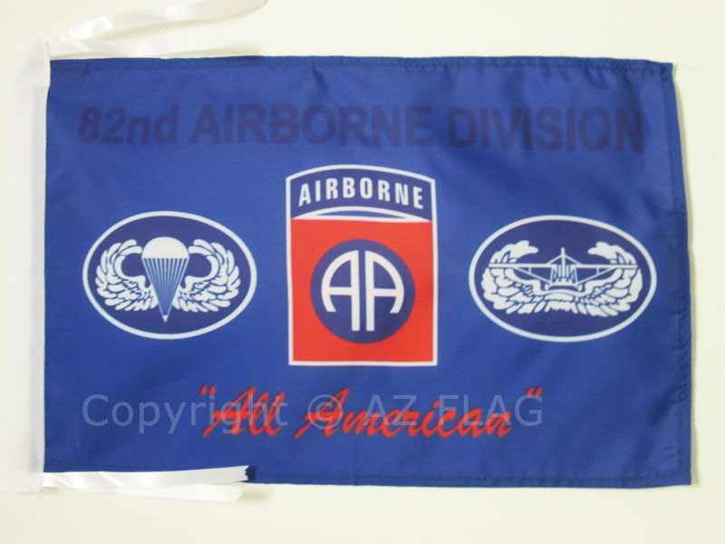 BANDIERA STATI UNITI AIRBORNE 82E 45x30cm - BANDIERINA ESERCITO AMERICANO - USA