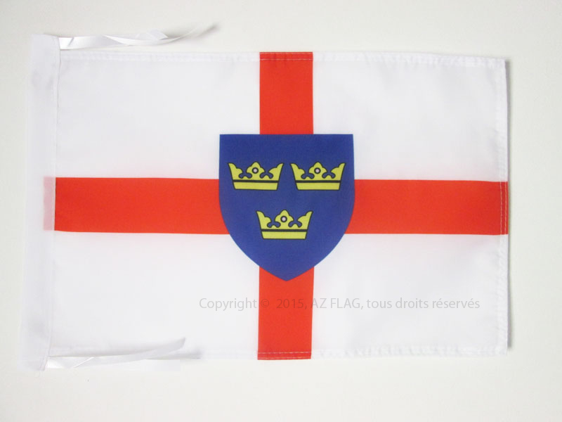 BANDIERA ANGLIA ORIENTALE 45x30cm - BANDIERINA EAST ANGLIA - INGHILTERRA 30 x 45