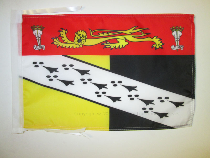 BANDIERA CONTEA DI NORFOLK 45x30cm - BANDIERINA COUNTY OF NORFOLK - INGHILTERRA