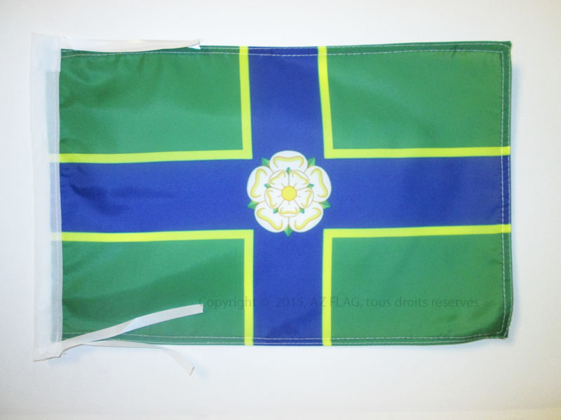 BANDIERA CONTEA DI YORKSHIRE NORTH RIDING 45x30cm - BANDIERINA COUNTY OF YORK -