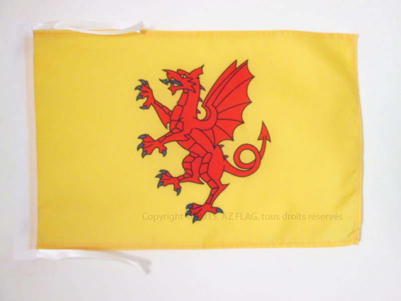 BANDIERA CONTEA DI SOMERSET 45x30cm - BANDIERINA COUNTY OF SOMERSET - INGHILTERR