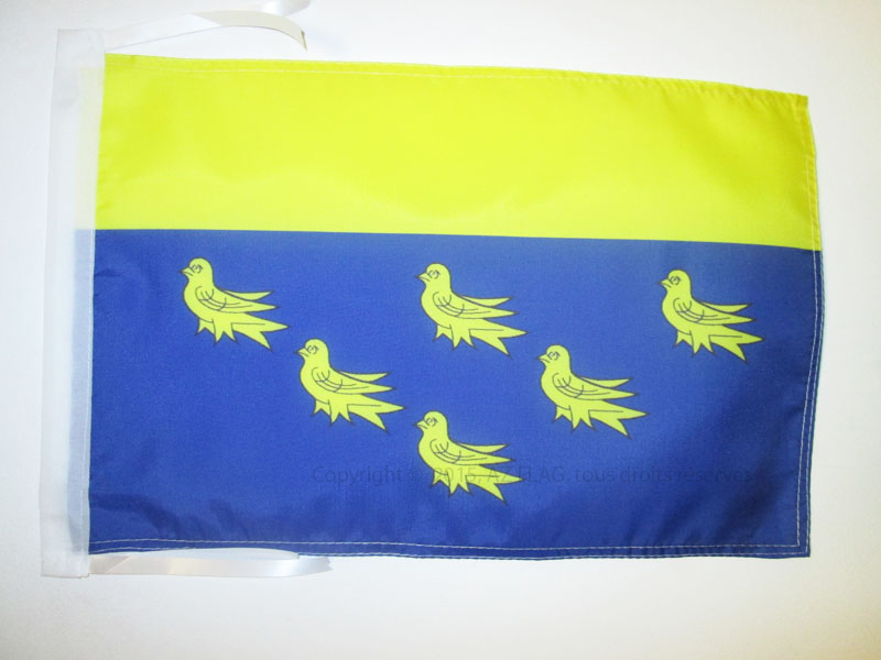 BANDIERA CONTEA DI WEST SUSSEX 45x30cm - BANDIERINA COUNTY OF WEST SUSSEX - INGH
