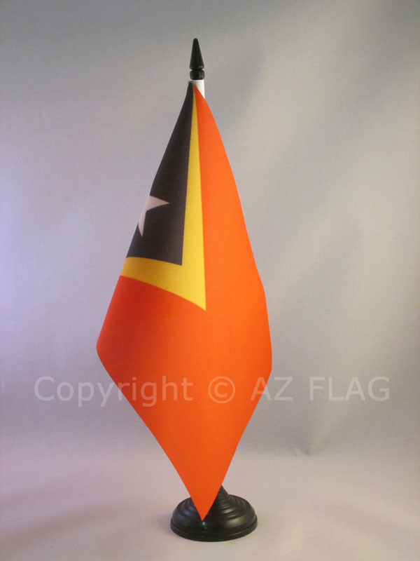LESOTHO OLD TABLE FLAG 4'' X 6'' - FORMER MOSOTHO DESK FLAG 15 X 10 Cm - Black P