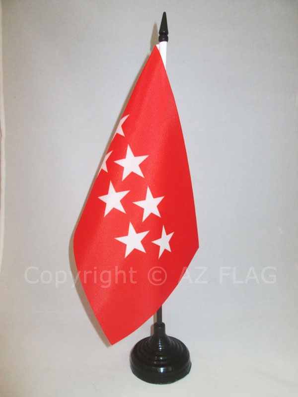 TISCHFLAGGE AUTONOME GEMEINSCHAFT MADRID 21x14cm - AUTONOME GEMEINSCHAFT MADRID - Bild 1 von 2