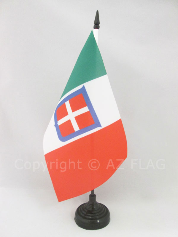 Piccola BANDIERINA SERBA 14 x 21 cm AZ FLAG Bandiera da Tavolo Regno di Serbia 1882-1918 21x14cm