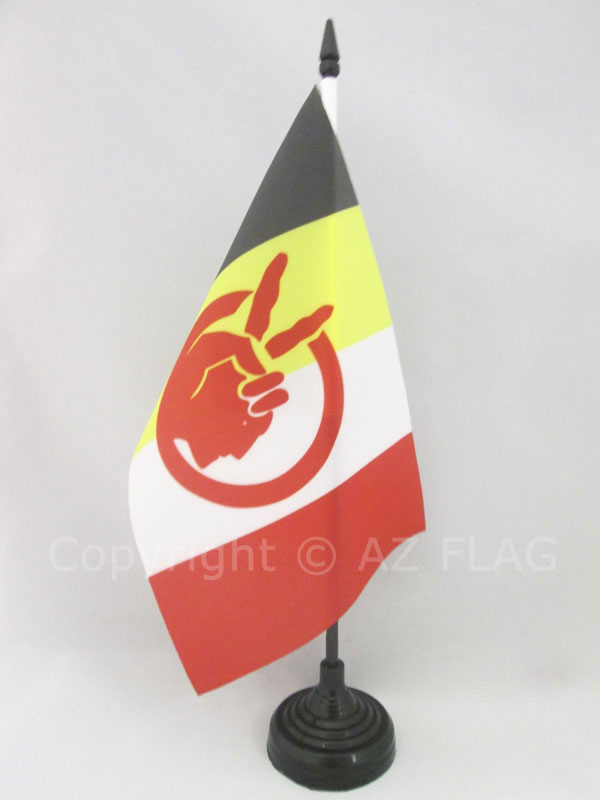 BANDIERA DA TAVOLO MOVIMENTO DEI NATIVI AMERICANI 21x14cm - PICCOLA BANDIERINA A