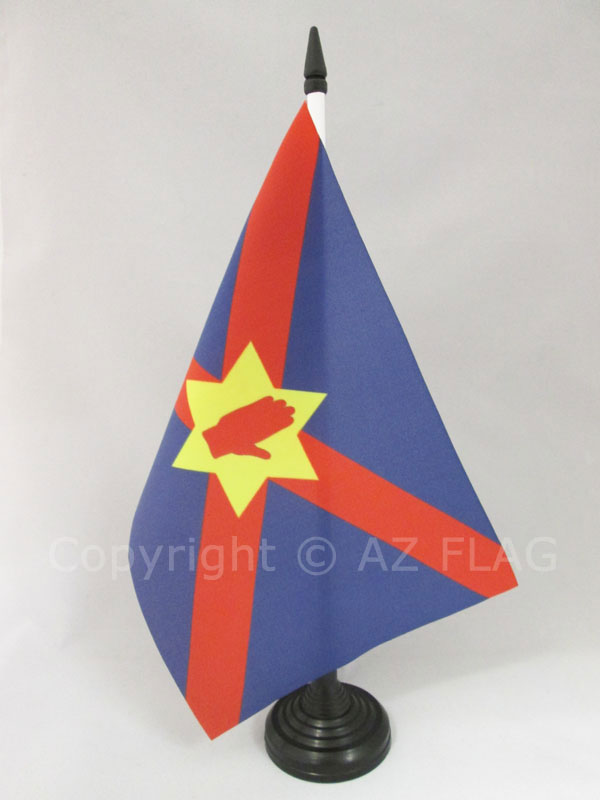 BANDIERA DA TAVOLO ULSTER INDIPENDENTISTA 21x14cm - PICCOLA BANDIERINA IRLANDA D