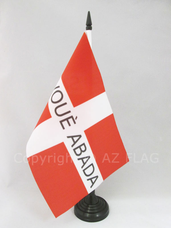 SAVOY INDEPENDENTIST TABLE FLAG 5'' x 8'' - SAVOYARD – SAVOIE DESK FLAG 21 x 14 - Picture 1 of 2