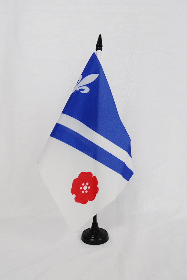 BANDERA de MESA de CASTILLA Y LEÓN 15x10cm BANDERINA de DESPACHO CASTELLANOLEO