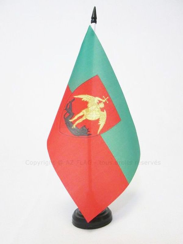 BANDIERA DA TAVOLO BRUXELLES 21x14cm - PICCOLA BANDIERINA DI BRUSSEL 14 x 21 cm