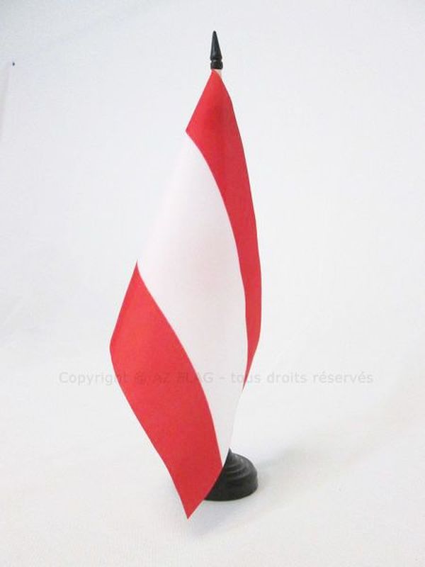 BANDIERA DA TAVOLO TAHITI  21x14cm - PICCOLA BANDIERINA TAHITI NELLA POLINESIA F