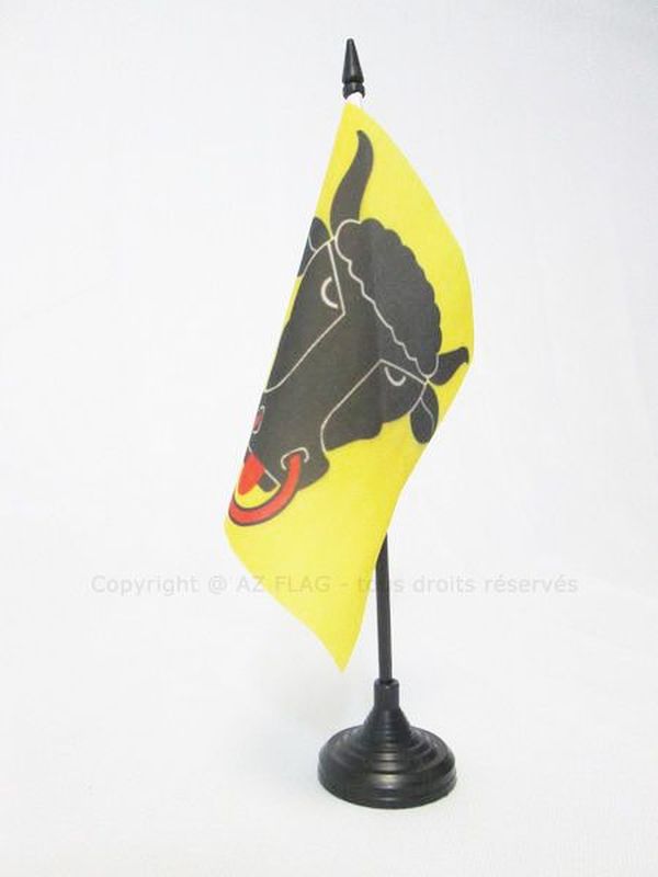 BANDIERA DA TAVOLO CANTONE DI URI 15x15cm - PICCOLA BANDIERINA DI URI - UR 15 x