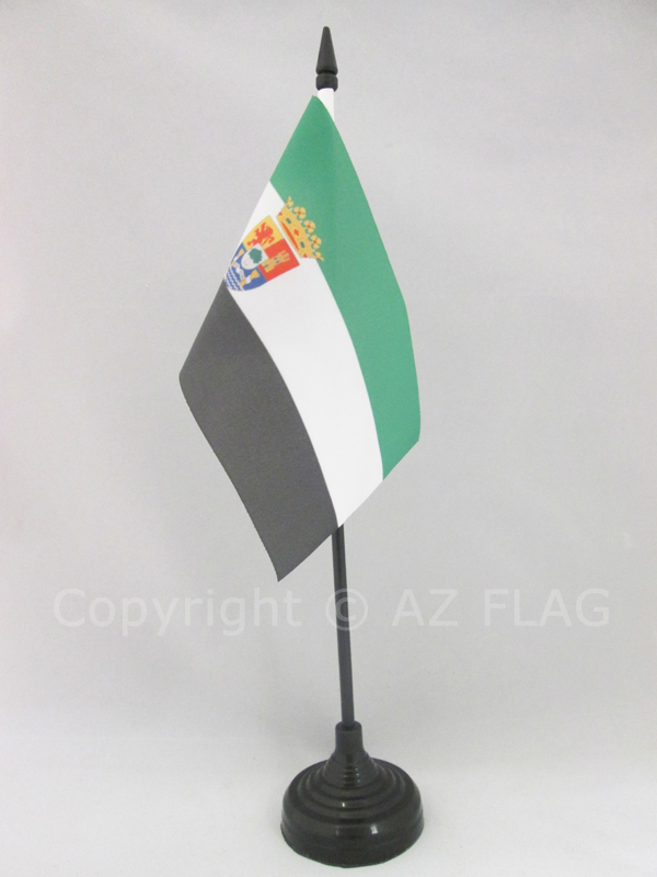 BANDIERA DA TAVOLO ESTREMADURA 15x10cm - PICCOLA BANDIERINA EXTREMADURA IN SPAGN