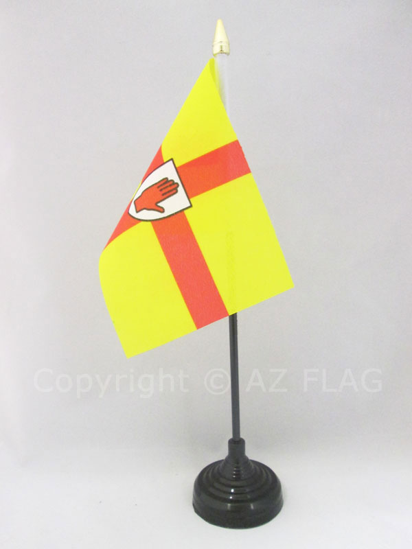 BANDIERA DA TAVOLO ULSTER 15x10cm - PICCOLA BANDIERINA ULSTER IN IRLANDA 10 x 15