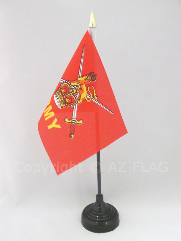 Bandiera Da Tavolo Friolzheim 10x15 Cm Con Base In Plastica, Altezza 30 Cm, Stoffa 100% Poliestere, Ricambiabile - 2