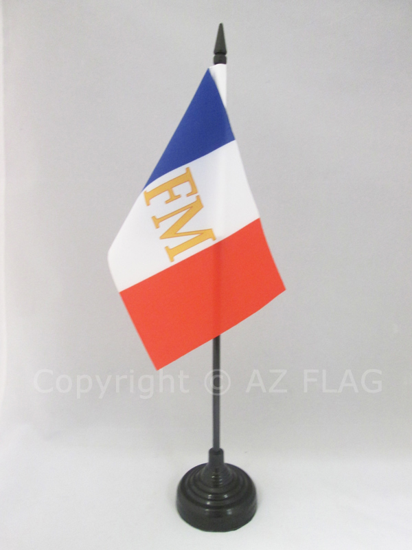 BANDIERA DA TAVOLO FRANCIA MITTERRAND 15x10cm - PICCOLA BANDIERINA FRANCESE 10 x