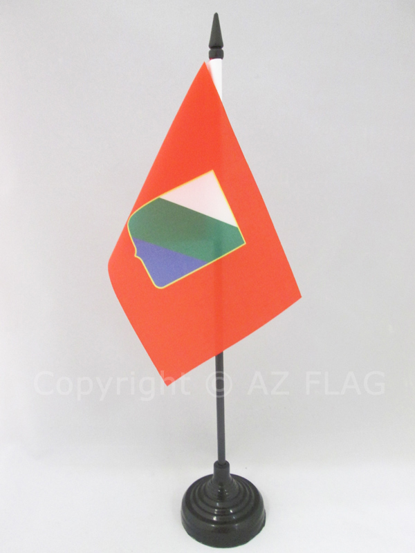 TISCHFLAGGE ABRUZZEN 15x10cm - ABRUZZO IN ITALIEN TISCHFAHNE 10 x 15 cm - flagge