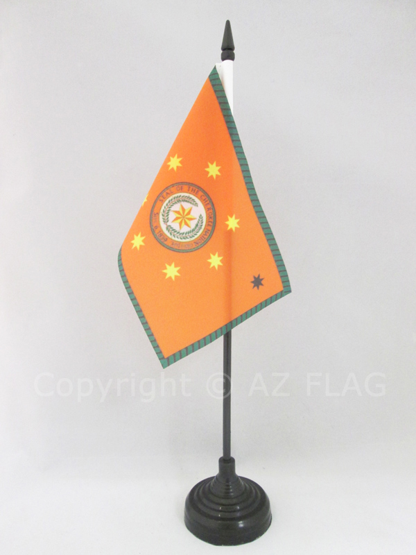 CHEROKEE INDIANER TISCHFLAGGE 4" x 6" - INDIANER STAMM SCHREIBTISCHFLAGGE 15 x 10 - Bild 1 von 2