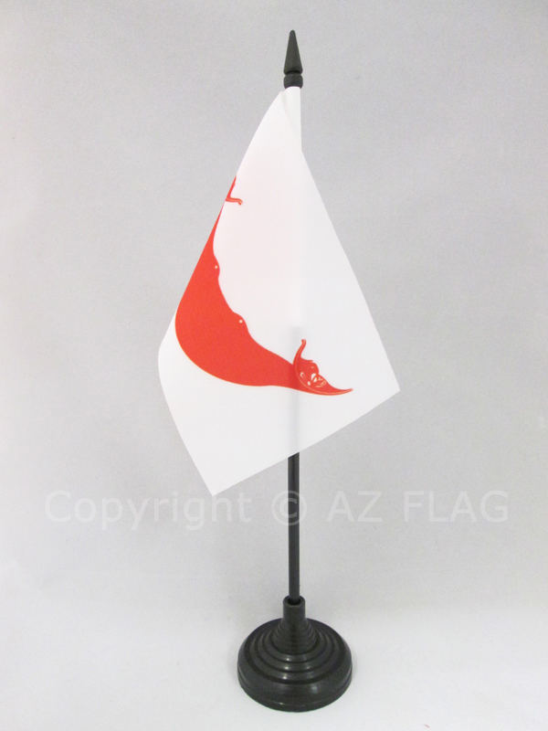 OSTERNINSEL TISCHFLAGGE 4"" x 6"" - RAPA NUI - CHILE SCHREIBTISCHFLAGGE 15 x 10 cm - Bla - Bild 1 von 2