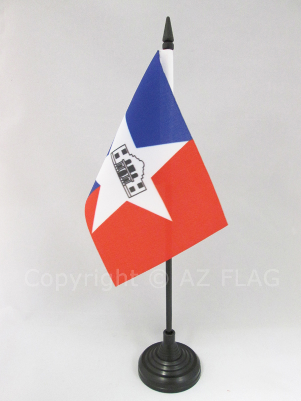 BANDIERA DA TAVOLO SAN ANTONIO 15x10cm - PICCOLA BANDIERINA CITTÀ DI SAN ANTONIO