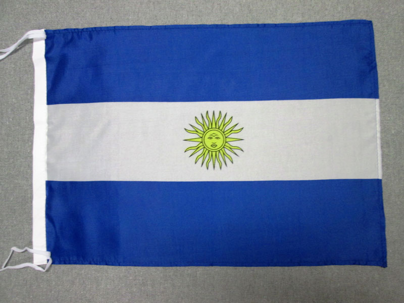 BANDIERA ARGENTINA 45x30cm - BANDIERINA ARGENTINA 30 x 45 cm poliestere leggero